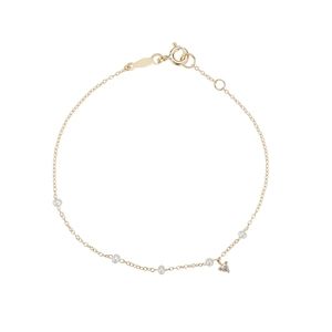 Catbird Jewelry DEWDROP BRACELET, YELLOW GOLD, 100% recycled solid 14k gold